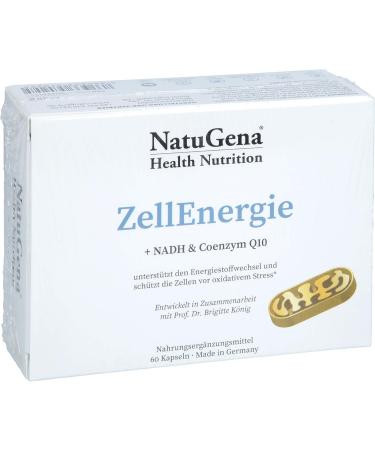 Natugena Cell Energy + NADH & Coenzyme Q10 | 60 Capsules for Optimal Energy Metabolism - Buy Online on GoSupps.com