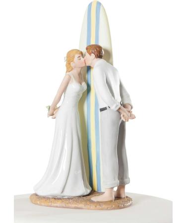 Wedding Collectibles "Summer Lovin" Surfer Wedding Cake Topper Summer Lovin Surfer Beach Wedding Cake Topper - Buy Online on GoSupps.com