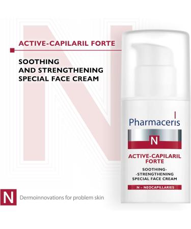 Pharmaceris N Active-Capilaril Soothing Face Cream Reduces Redness Face Moisturiser for Couperose Skin D-Panthenol Shea Butter - 30 ml - Buy Online on GoSupps.com