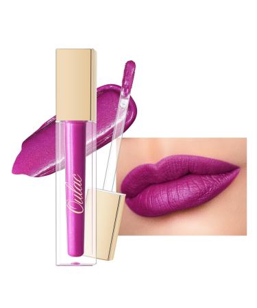Oulac liquid matt lipstick pink lipstick long -lasting with kissing intensive color levy precise applicator matte shine finish vegan gluten -free liquid lipstick 4.5 ml (MS02) (MS02) Passionate kiss