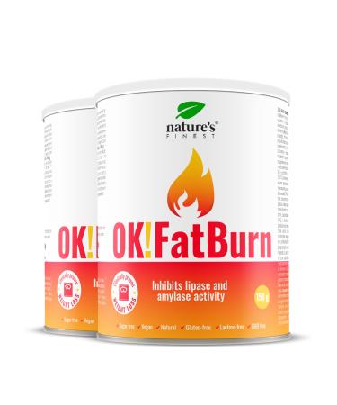 Nature's Finest by Nutrisslim Ok!Fatburn: Blocks Gluten Free Carbohydrates for Men and Women, L-Carnitine, ID-Alg, L-Tyrosine and Vitamin C