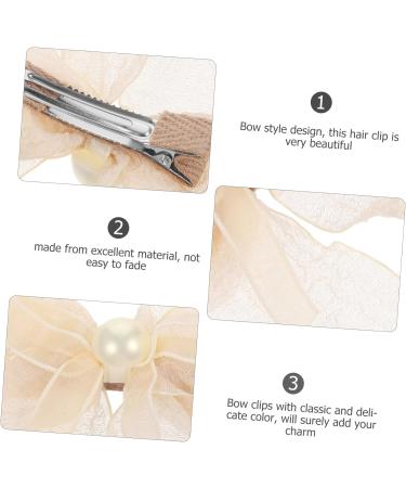 EXCEART Rite Rituals Prom Lace Hair Clip Cloth Hairpin Hair Accessories for Girls Hair Jewels for Women Bow Clips for Women Girls Bow Hairpin Grace Big Bow Headgear Hair Ring Child Bow Tie - Buy Online on GoSupps.com