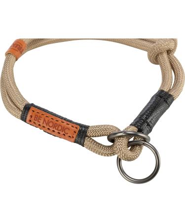 Trixie Zug-Stop Hundehalband BE Nordic XS-S | Comfortable Black Dog Collar for Small Breeds | Robust & Elegant Train Limitation 17304 Sand/Black - Buy Online on GoSupps.com