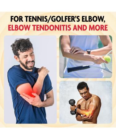 DMoose Fitness Elbow Wraps - For Weightlifting Bench Press & Powerlifting | 40 Nylon Elbow Straps for Men & Women - Joint Stability & Injury Recovery Support - Buy Online on GoSupps.com