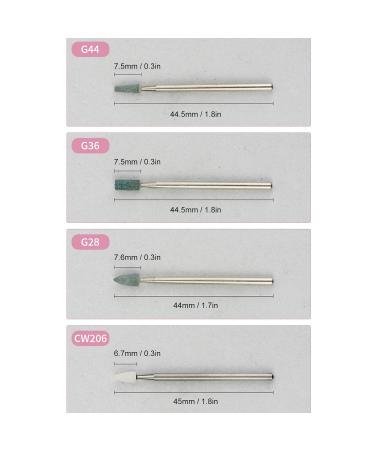 Multifunctional Nail Grinding Head Set - 4-Piece Professional Replacement for Home Use | International Shipping - Buy Online on GoSupps.com