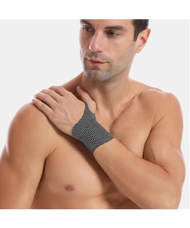 Toseky Wrist Bandage Wrap Fitness Wrist Protection Wrist Support Wrap - Highly Elastic Women Weightlifting Wrist Wraps Reusable Carpal Tunnel Wrist Brace for Fitness Weightlifting black - Buy Online on GoSupps.com