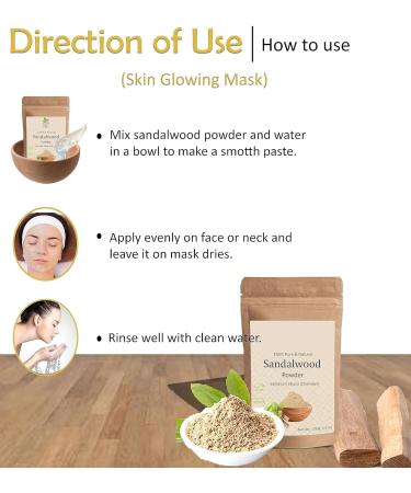 NN 100 Pure & Natural Sandalwood Powder Chandan Powder Sandalwood powder Santalum Album face pack for glowing skin chandan powder original - Buy Online on GoSupps.com