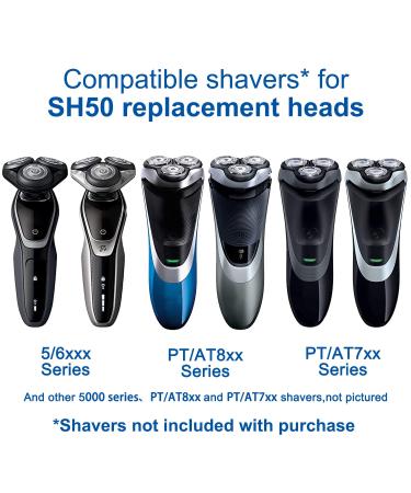 SH50 Replacement Blades for Philips Norelco 5000 Series Shavers - 6-Pack - Buy Online on GoSupps.com