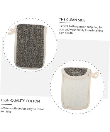 Hemoton 12 Pcs Black Linen Soap Soap Foaming Pouch Exfoliating Soap Soap Storage Net Soap Maker Bathing Soap Storage for Soap - Buy Online on GoSupps.com