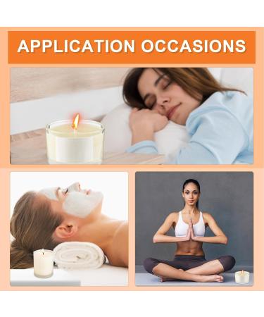 Buy 60 Cotton Candles - Smoke-Free Stainless Steel Holder 3 Sizes (10-15-20cm) - Perfect for DIY Projects - Buy Online on GoSupps.com
