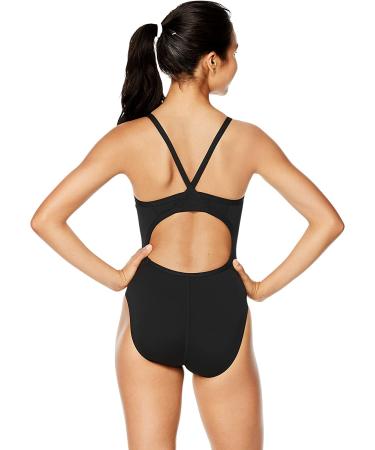 Speedo Women's Endurance+ Flyback Block Swimsuit - Black - Size 32 - Buy Online on GoSupps.com