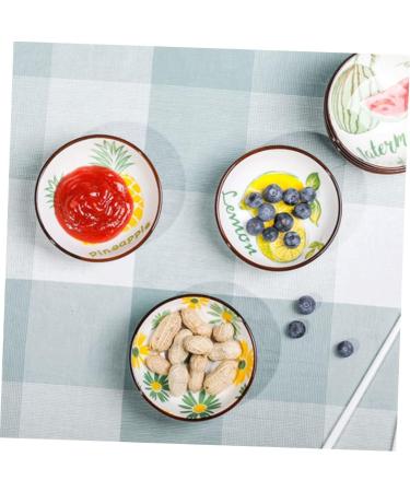 Milisten 3pcs Mini Dip Plates Small Compartment Plates Ice Cream Bowl Mustard Bowl Cereal Bowl Lotus Crystal Candle Holder Mini Serving Dish Kitchen Bowls Soup Ceramics Vintage Small Plate - Buy Online on GoSupps.com