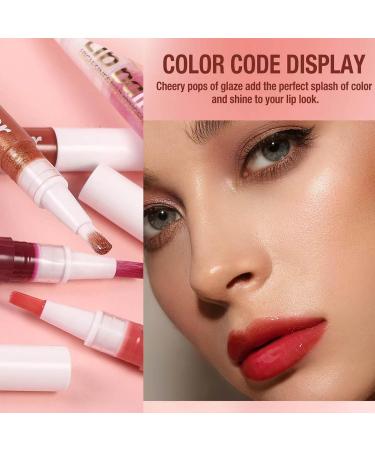 Buy 2 in 1 Pink Lip Gloss & Lip Plumper - Vegan Shimmer Lip Oil for Women & Girls | Long-Lasting Moisturizing Lip Balm - Buy Online on GoSupps.com
