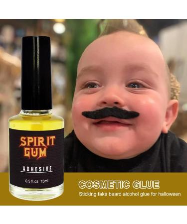 Makeup Spirit Gum - Face Makeup Adhesive for High Simulation Fake Beard - Cosmetic Glue for Movie Props Costumes Accessories for Cosplay Masquerades Haunted Houses Carnivals Pologmase - Buy Online on GoSupps.com
