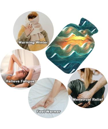 NAANLE 2L Marble Galaxy Hot Water Bottle - Heat & Cold Therapy for Back Pain Relief | Hand & Foot Warmer - Buy Online on GoSupps.com