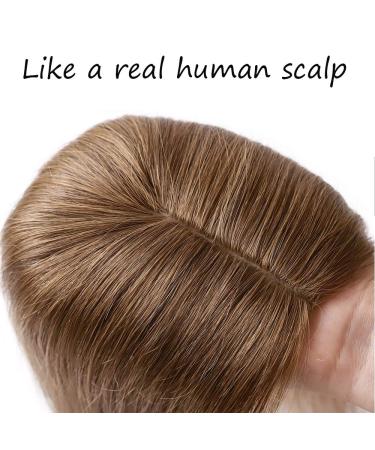 Buy Sego Hair Part Topper - Remy Real Hair Clip In Extensions for Women - Light Brown #6 - 40cm 50g - Thicker 130% Density - Buy Online on GoSupps.com