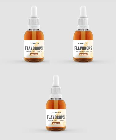 Myprotein Myprotein Flavdrops Vanilla Lot de 3 flacons de 3 x 50 ml