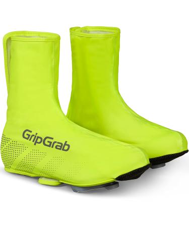 Gripgrab ride waterproof windproof racing bike rain-shoes cycling rain protection shoe supervisor with Velcro fastener XL (44/45) yellow hi-vis