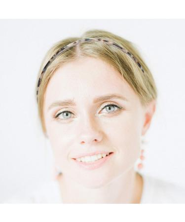 Minkissy Headband Hair Accessories Hawksbill Hair Hoop Fashion Headband Hairband Washing Face Hairband Hair Accessories Face Washing Headband Acetate Tortoise Shell Headband Marble green - Buy Online on GoSupps.com