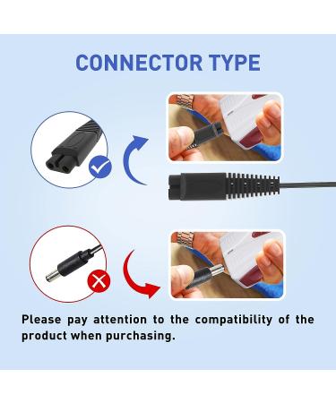 5V 1A AC Adapter Charger for Andis Shaver | Compatible with 17150, 17220, 17195, 17190, 17165, 17170, 17205, 17220 | Replacement Power Cord for Profoil Shaver - 5Ft - Buy Online on GoSupps.com