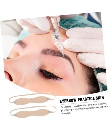 Housoutil 10pcs Eyebrow Practice Skin Faux Skin for Eyebrow Supplies Beginner Practice Skin Supply Blank 22X3X0.2CM As Shown - Buy Online on GoSupps.com