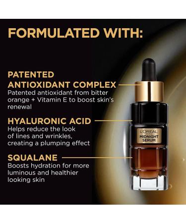 L Or al Paris Day and Night Moisturizer Cream Collagen Moisture Filler Skincare Hydrating Cream 50 ml & Midnight Serum for Face Vitamin E Serum Skincare with Hyaluronic Acid 30 ml Day/Night Collagen Cream + Midnight Serum - Buy Online on GoSupps.com