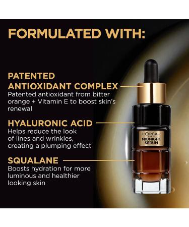 L'Oreal Paris Age Perfect Midnight Serum 1 oz - Anti-Aging Night Serum - Buy Online on GoSupps.com