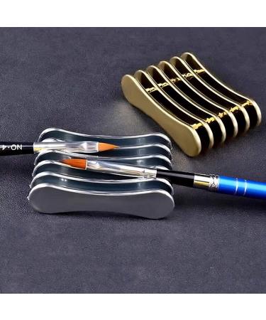 Monika Car 3-Piece Acrylic Nail Brush Holder - Violet Makeup Organizer & Gel Nail Accessories - Buy Online on GoSupps.com