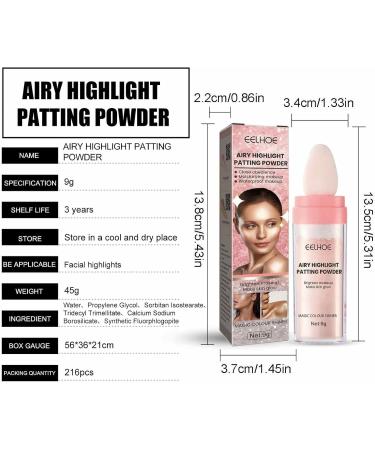  smashing smashing Highlighter Powder for Face - Fairy Face and Body Highlighter Powder Makeup Stick 3D Shiny Blush Natural - Buy Online on GoSupps.com