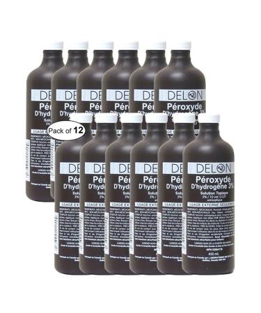 Delon Hydrogen Peroxide (450ml) (Pack of 12)