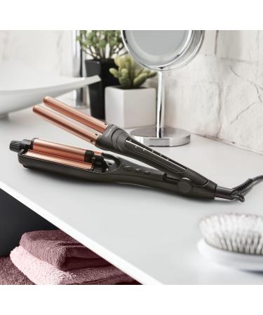 Rowenta CF4710 Waves Addict Hairstyler | 6 Temperature Levels | Thermal Insulation | Automatic Shutdown | Black/Ros | Buy Internationally - Buy Online on GoSupps.com