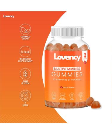 Lovency - Multivitamins - Vitality & Immunity - 60 gummies 2 months - Bone health Hair and nail beauty Improves overall well-being - Buy Online on GoSupps.com