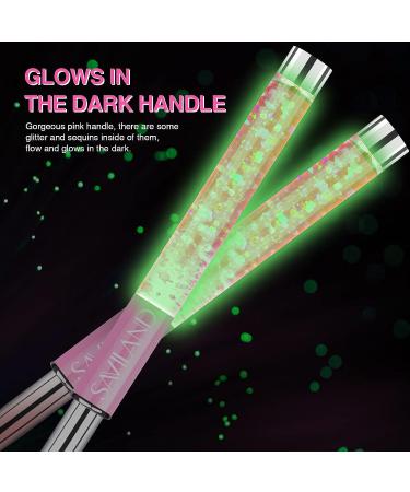 Saviland Kolinsky Acrylic Nail Brush Set - 4PCS Professional Size Brushes for Acrylic Nails Extension & Carving - Buy Online on GoSupps.com