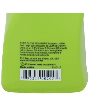 ELC Pure Olove Moisturizing Shampoo - 12oz | Hydrating & Nourishing Hair Care | International Shipping Available - Buy Online on GoSupps.com