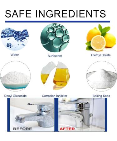 Stubborn Stains Cleaner Bathroom Descaler Cleaner Limescale Cleaner All-Purpose Bathroom Descaler Foam Spray for Bathroom Toilet Kitchen Floor Glass (1PCS) 20 ml (Pack of 3) - Buy Online on GoSupps.com