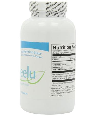 the Peelu Co. Chewing Gum Peppermint 300-Count Peppermint 1 - Buy Online on GoSupps.com