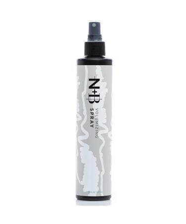 N+B Volumizing Spray | Medium Hold Fast Drying Lightweight | Non-Sticky Fights Frizz Heat Protectant Adds Volume | For All Hair Types and Textures | 10 oz
