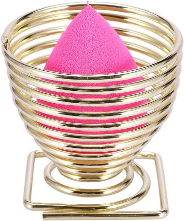 Cosmetic Sponge Puff Blender Drying Stand Holder Rack Support Makeup Beauty Tool(Gold(Square)) - Buy Online on GoSupps.com