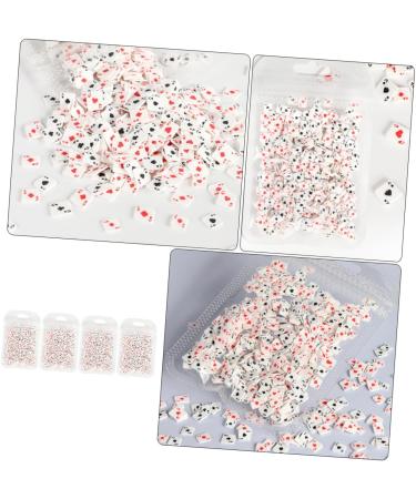 FRCOLOR 4 Nail Art Accessories Manicure Handmade Materials Nail Art Charms Diy Nail Slices Nail Decoration Decorations for Home Fashionable Decor Diy Nail Charm Playing Cards Polymer Clay - Buy Online on GoSupps.com