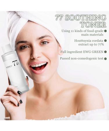 Heartleaf 77% Soothing Toner & 70% Calming Cream - Korean Skin Care for Sensitive Skin | Moisture-Giving Calming Toner - Buy Online on GoSupps.com