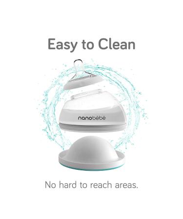 Nanobebe Breastmilk Baby Bottle - Award Winning Innovation for Breastfed Babies | Anti Colic, Perfect Latch, Preserves Breast Milk Nutrients | 3-Pack Teal Stage 1 - Buy Online on GoSupps.com