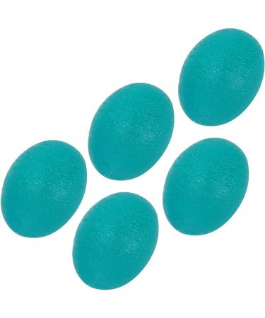 Verdant Touch Hand Grip Ball Set | 5 Pack Oval Green | 35 Wrist & Finger Strength Training | Stress Relief Exercise Tools - Buy Online on GoSupps.com