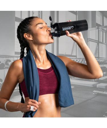 Buy XTK Shaker Bottle - 473ml Protein Shaker with Storage & Mixing Ball | BPA-Free Sports Water Bottle & Pills Organizer for Fitness - Buy Online on GoSupps.com