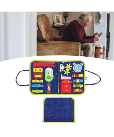 Fiddle blanket for dementia fidgeting for older people memory aid Fidget Sensory Pad dementia sensor toys fidget ceiling pressure relief for Alzheimer's patients gift for older ME