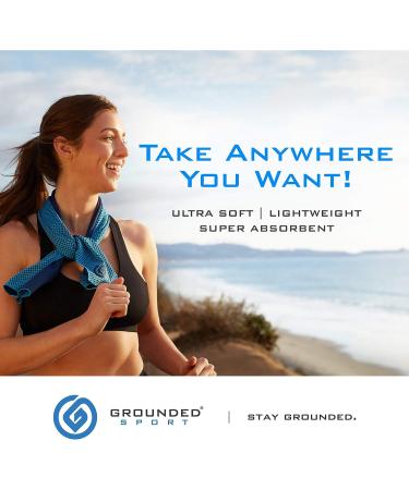 3 Pack Cooling Towels - Lightweight Microfiber Towel for Gym, Workout, Sport & Sweat - Quick Dry Towel for Body, Neck & Face - Ideal for Work, Travel, Camping, Swimming, Beach & Hot Weather - Men & Women - Blue/Gray/Purple - Buy Online on GoSupps.com