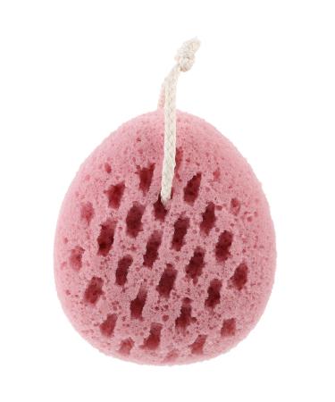 Lurrose Bath Ball Sponge Body Scrubber Ball Mesh Sponge Body Scrub Sponge Shower Balls Exfoliating Sponge Bath Stuff Shower Sponge Bath Sponge Swirl Frosted Pink Girl Polyurethane Pouf