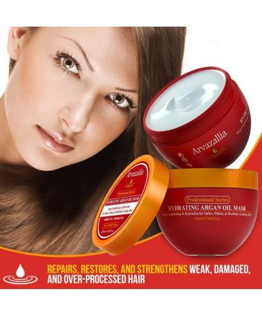 Arvazallia Hydrating Argan Oil Hair Mask and Clarifying Shampoo Bundle - Professional Deep Cleansing and Conditioning Treatments - Buy Online on GoSupps.com