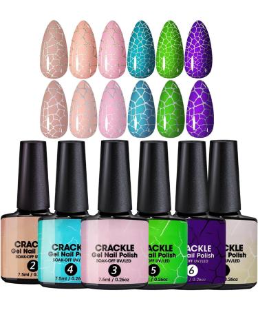 Crackle UV LED Lamp for Girls Crackle Base and Top GelGel For Women And Girls - Buy Online on GoSupps.com