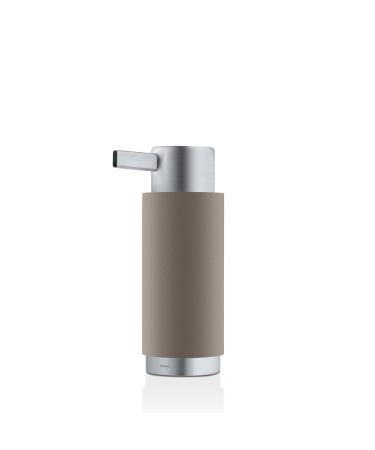 Blomus Soap Dispenser  Taupe  Stainless-Steel  H 17 cm  B 7 5 cm    6cm  V 150 ml H 17 cm  B 7 5 cm    6cm  V 150 ml Taupe