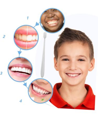 Frcolor 4 Pack Super Soft Toothbrush for Sensitive Gums - Extra Soft Natural Bristles & Peppermint Flavor - Ideal for Kids & Adults - Shop Now! - Buy Online on GoSupps.com